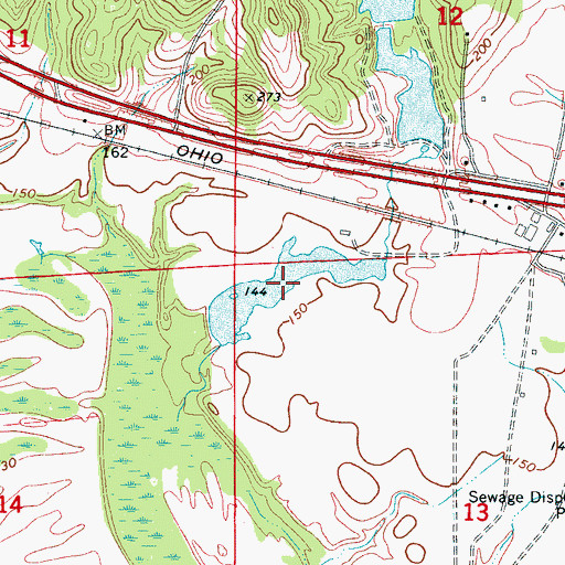 Topographic Map of Bryce Hospital Lake, AL