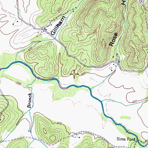 Topographic Map of Schoolhouse Hollow, TN