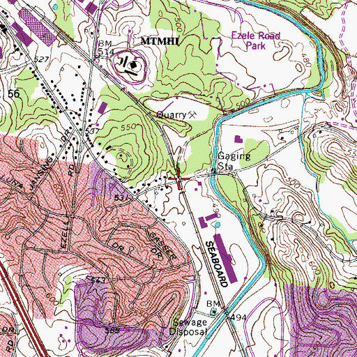 Topographic Map of Wilkerson (historical), TN