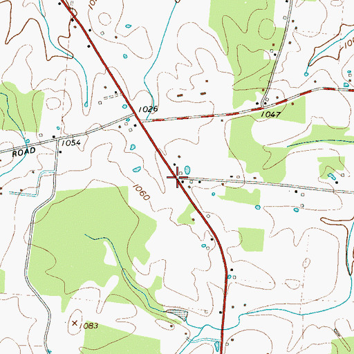 Topographic Map of Mount Sterling (historical), TN