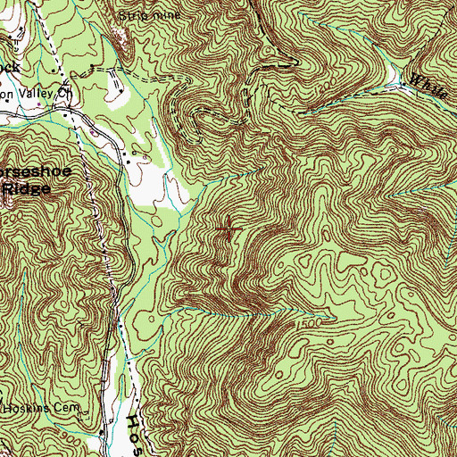 Topographic Map of District 7 (historical), TN