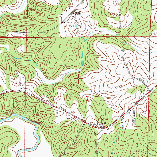 Topographic Map of Carpenter Lake, AL
