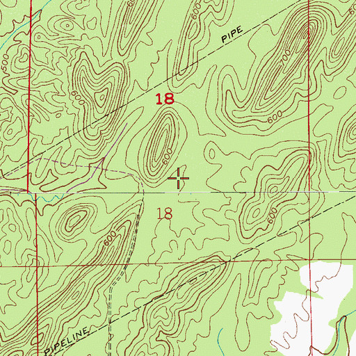 Topographic Map of Deerwood Lake, AL