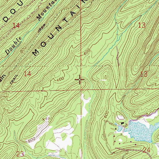 Topographic Map of Girl Scout Lake Dam, AL