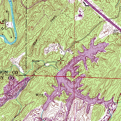 Topographic Map of Fletcher Properties Lake Dam, AL