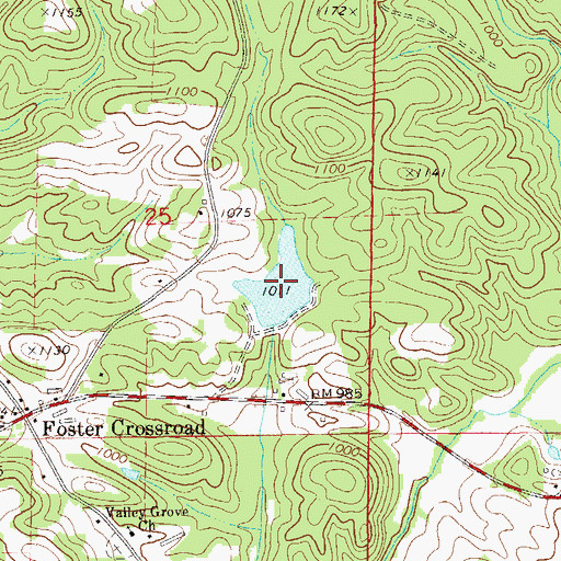 Topographic Map of Boyd Lake, AL