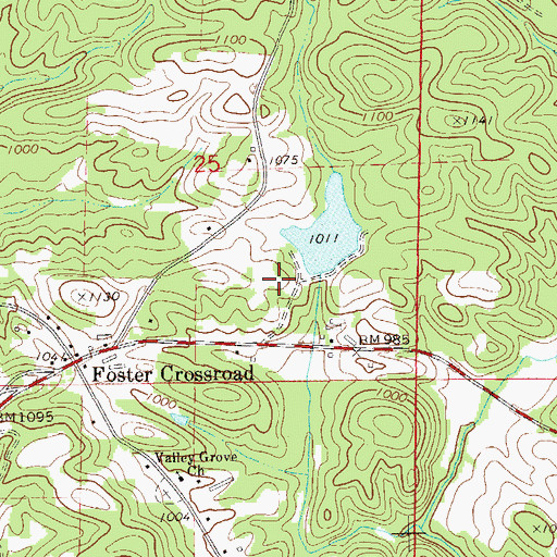 Topographic Map of Boyd Dam, AL