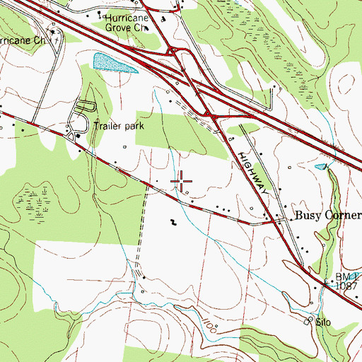 Topographic Map of Calhoun School (historical), TN