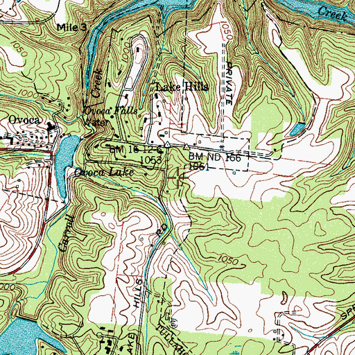 Topographic Map of Carroll School (historical), TN