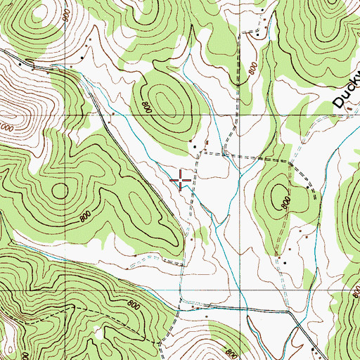 Topographic Map of Carmel Church (historical), TN