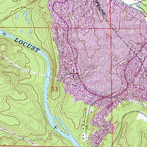Topographic Map of Miller Steam Plant Ash Pond Dam, AL