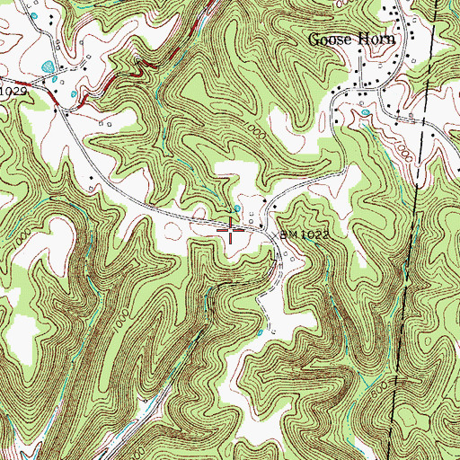 Topographic Map of Fairview School (historical), TN