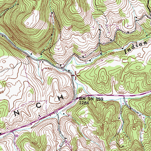 Topographic Map of Clinchview School (historical), TN