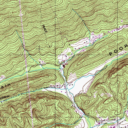 Topographic Map of Noe Chapel, TN