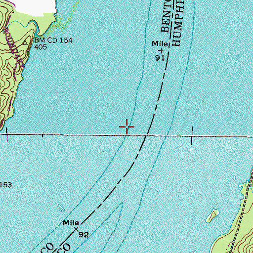 Topographic Map of Farmer Landing (historical), TN