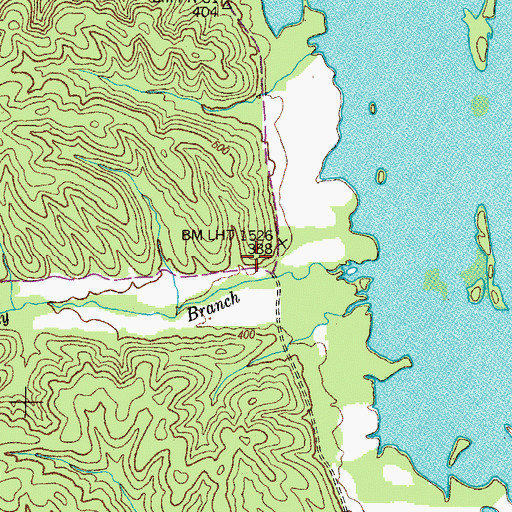 Topographic Map of Halls Valley School (historical), TN