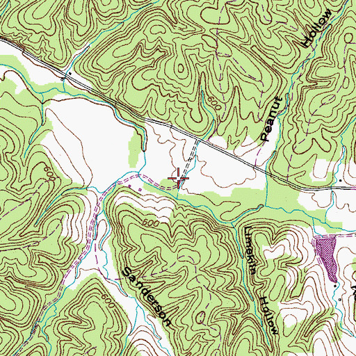 Topographic Map of McNeil School (historical), TN
