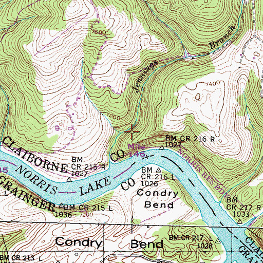 Topographic Map of McCullough School (historical), TN