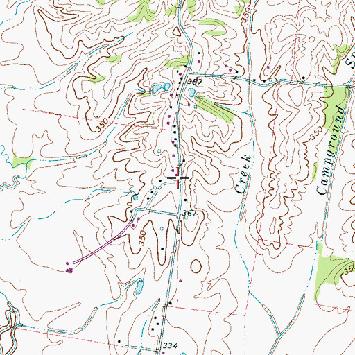 Topographic Map of Cooper School (historical), TN
