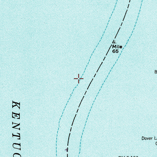 Topographic Map of Dodson Landing (historical), TN