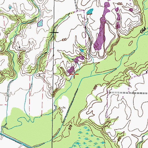 Topographic Map of Rogers Mill (historical), TN