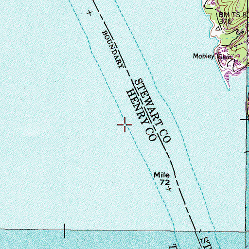 Topographic Map of Todds Landing (historical), TN