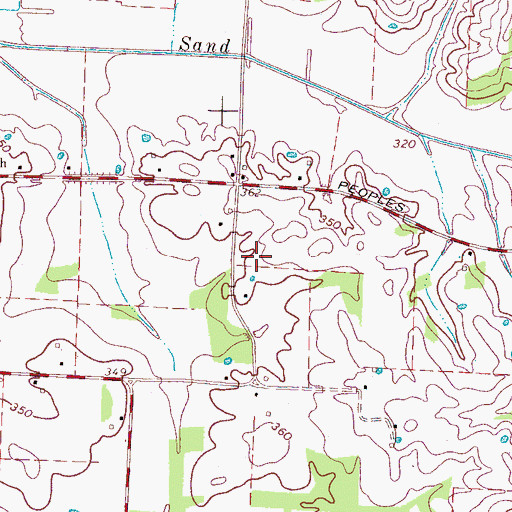 Topographic Map of Hopewell School (historical), TN
