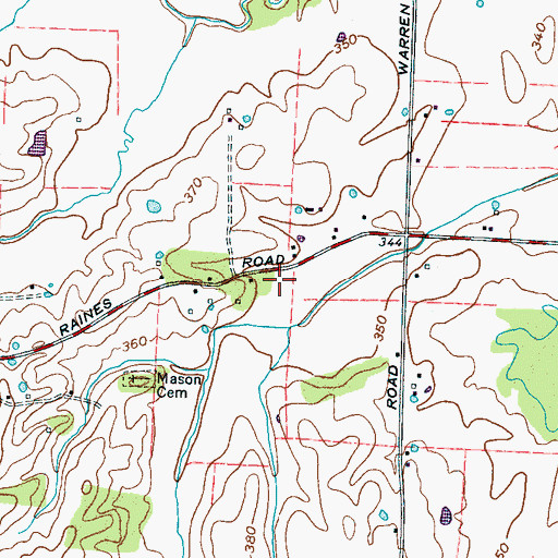 Topographic Map of Humphreys School (historical), TN