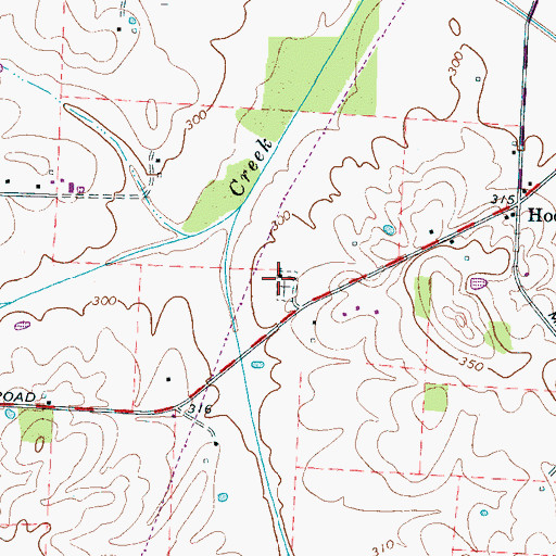 Topographic Map of Williams Chapel, TN