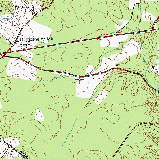 Topographic Map of Mount Ethel Church (historical), TN