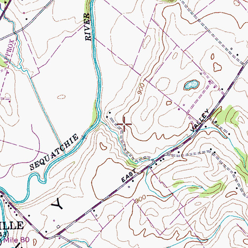 Topographic Map of Civilian Conservation Corps Camp Number 1466 (historical), TN