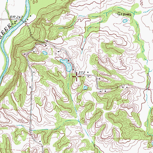 Topographic Map of Johnson Luckett School (historical), TN
