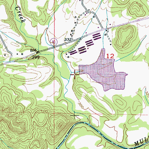 Topographic Map of Forrest Ingram Dam, AL
