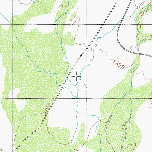 Topographic Map of Vamori Wash, AZ