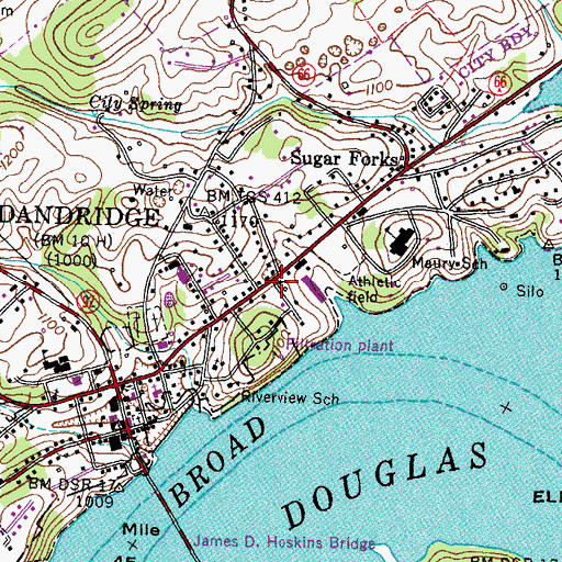 Topographic Map of Christ Temple African Methodist Episcopal Zion Church, TN