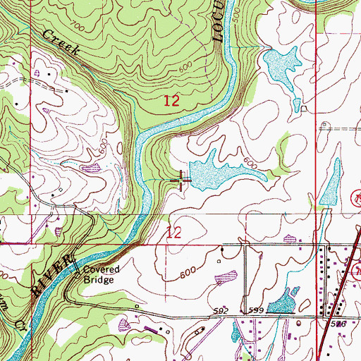 Topographic Map of Doctor Wittmeier Lake Number Two Dam, AL