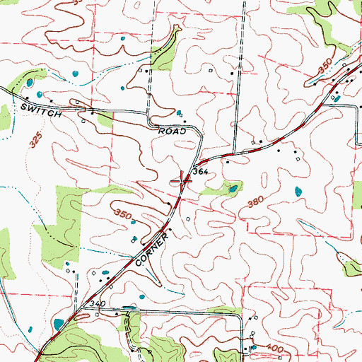 Topographic Map of Centerville School (historical), TN