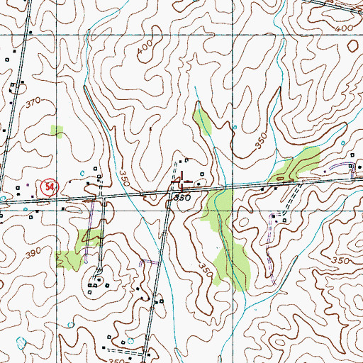 Topographic Map of Wilson School (historical), TN