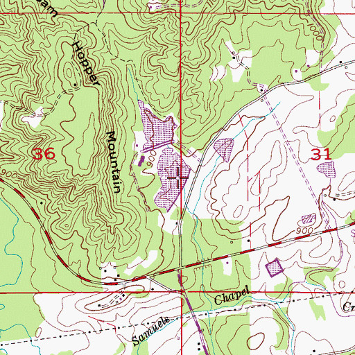 Topographic Map of Jenkins Number One Dam, AL