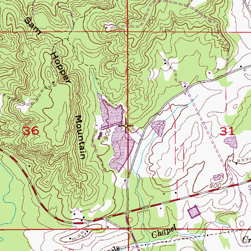 Topographic Map of Jenkins Number Two Dam, AL