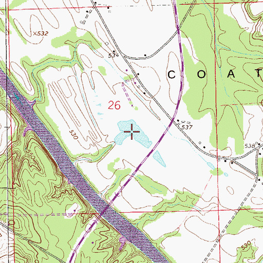 Topographic Map of Thorval Lake, AL