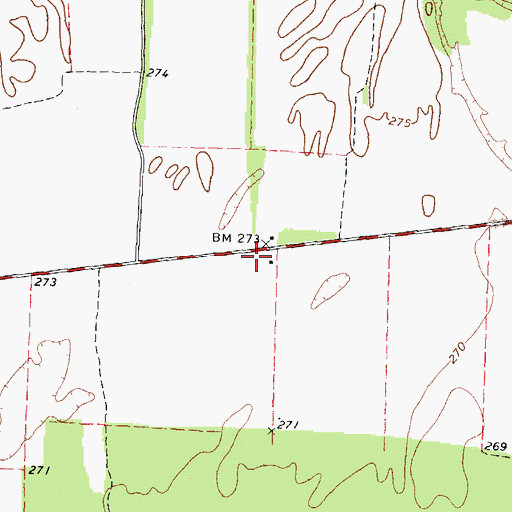 Topographic Map of Seventy-nine Church (historical), TN