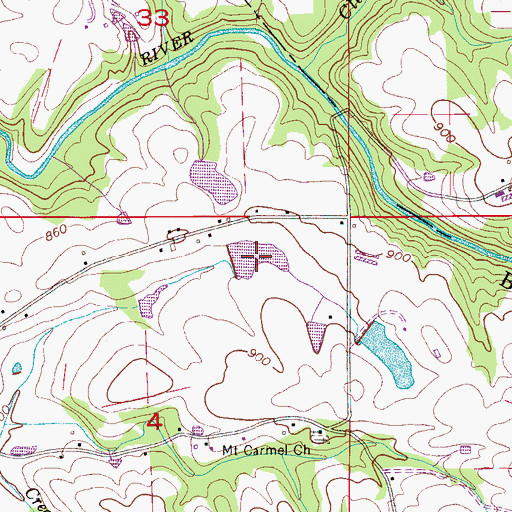 Topographic Map of Snead Lake One, AL