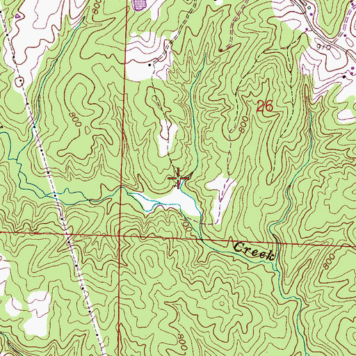 Topographic Map of Elliotts Lake, AL