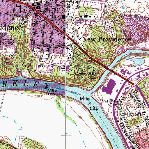 Topographic Map of Fort Bruce (historical), TN