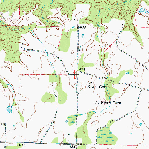 Topographic Map of Do Right Church (historical), TN