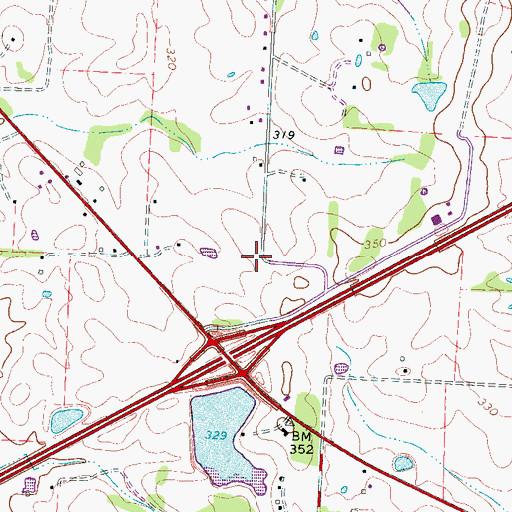 Topographic Map of Hick Thomas School (historical), TN
