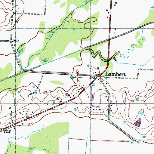 Topographic Map of Lambert School (historical), TN