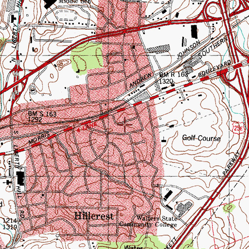 Topographic Map of Civilian Conservation Corps Camp Number 1467 (historical), TN