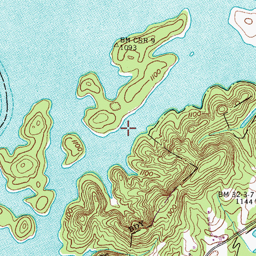 Topographic Map of Rock of Ages School (historical), TN